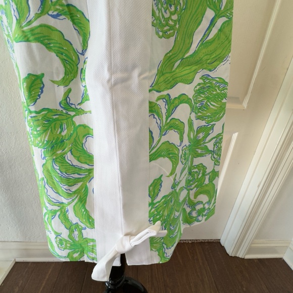 NWT Lilly Pulitzer Sz 6 Beckler Stretch Shift Dress Resort White Daffodil Hill - Picture 8 of 9